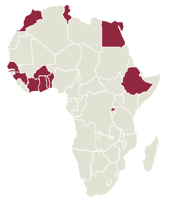 Länderbeschlusslagen zu den Compact with Africa-staaten